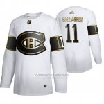 Camiseta Hockey Montreal Canadiens Brendan Gallagher Golden Edition Autentico Blanco