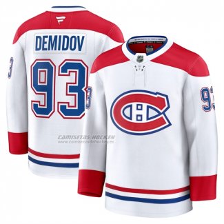 Camiseta Hockey Montreal Canadiens Ivan Demidov Segunda Premium Blanco