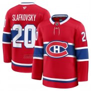Camiseta Hockey Montreal Canadiens Juraj Slafkovsky Premium Rojo