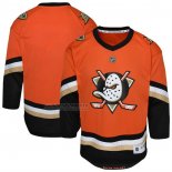 Camiseta Hockey Nino Anaheim Ducks Primera Replica Naranja