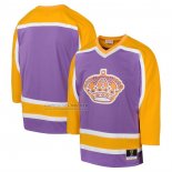 Camiseta Hockey Nino Los Angeles Kings Mitchell & Ness 1980 Blue Line Violeta