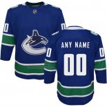 Camiseta Hockey Nino Vancouver Canucks Primera Premier Personalizada Azul