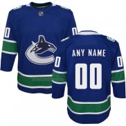 Camiseta Hockey Nino Vancouver Canucks Primera Premier Personalizada Azul