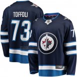 Camiseta Hockey Winnipeg Jets Tyler Toffoli Primera Premier Breakaway Azul