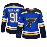 Camiseta Mujer St. Louis Blues 10 Brayden Schenn Blue Adizero Jugador Home