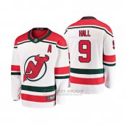 Camiseta Nino New Jersey Devils Taylor Hall Alternato Breakaway Blanco