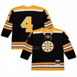 Camiseta Hockey Boston Bruins Bobby Orr Mitchell & Ness Big & Tall 1971-72 Blue Line 2.0 Negro