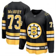 Camiseta Hockey Boston Bruins Charlie McAvoy Primera Breakaway Negro1