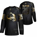 Camiseta Hockey Colorado Avalanche Nathan Mackinnon Golden Edition Limited Autentico Negro Camiseta Hockey Colorado Avalanche Nathan Mackinnon Golden Edition Limited Autentico Negro