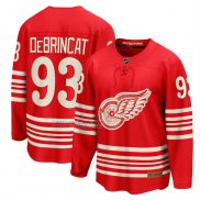 Camiseta Hockey Detroit Red Wings Alex DeBrincat Centenario Breakaway Rojo