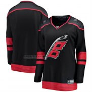 Camiseta Hockey Mujer Carolina Hurricanes Primera Breakaway Negro