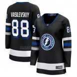 Camiseta Hockey Mujer Tampa Bay Lightning Andrei Vasilevskiy Breakaway Negro