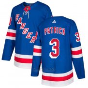 Camiseta Hockey New York Rangers 3 James Patrick Primera Autentico Azul