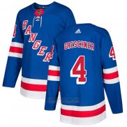 Camiseta Hockey New York Rangers 4 Ron Greschner Primera Autentico Azul