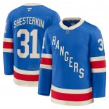 Camiseta Hockey New York Rangers Igor Shesterkin Centennial Premium Azul