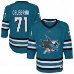 Camiseta Hockey Nino San Jose Sharks Macklin Celebrini Alterno Replica Verde