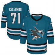 Camiseta Hockey Nino San Jose Sharks Macklin Celebrini Alterno Replica Verde