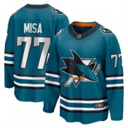 Camiseta Hockey San Jose Sharks Michael Misa Primera Breakaway Verde
