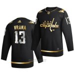 Camiseta Hockey Washington Capitals Jakub Vrana Golden Edition Limited Autentico 2020-21 Negro Camiseta Hockey Washington Capitals Jakub Vrana Golden Edition Limited Autentico 2020-21 Negro