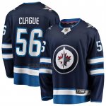 Camiseta Hockey Winnipeg Jets Kale Clague Primera Breakaway Azul