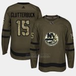Camiseta New York Islanders Cal Clutterbuck Camo Salute To Service