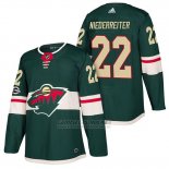 Camiseta Nino Minnesota Wild Niederreiter 2018 Autentico Home Verde