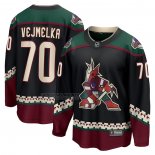 Camiseta Hockey Arizona Coyotes Karel Vejmelka Primera Breakaway Negro