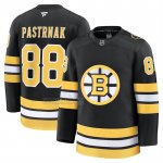 Camiseta Hockey Boston Bruins David Pastrnak Primera Premium Negro