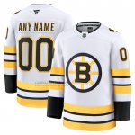 Camiseta Hockey Boston Bruins Premium Personalizada Blanco