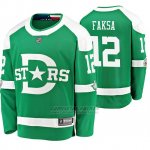 Camiseta Hockey Dallas Stars Radek Faksa Breakaway Jugador 2020 Winter Classic Verde