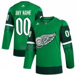 Camiseta Hockey Detroit Red Wings 2023 St. Patrick's Day Autentico Personalizada Verde Camiseta Hockey Detroit Red Wings 2023 St. Patrick's Day Autentico Personalizada Verde