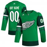 Camiseta Hockey Detroit Red Wings 2023 St. Patrick's Day Autentico Personalizada Verde