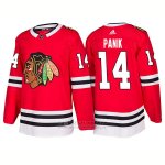 Camiseta Hockey Hombre Male Blackhawks 14 Richard Panik Home 2018 Rojo