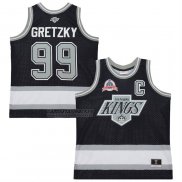 Camiseta Hockey Los Angeles Kings Wayne Gretzky Maxxed Out Fashion Negro