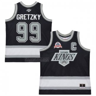 Camiseta Hockey Los Angeles Kings Wayne Gretzky Maxxed Out Fashion Negro