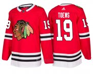 Camiseta Hockey Nino Chicago Blackhawks 19 Jonathan Toews Rojo 2018 Home