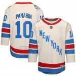 Camiseta Hockey Nino New York Rangers Artemi Panarin 2026 Winter Classic Premier Blanco