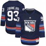 Camiseta Hockey Nino New York Rangers Mika Zibanejad Alterno Replica Azul
