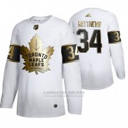 Camiseta Hockey Toronto Maple Leafs Auston Matthews Golden Edition Limited Blanco
