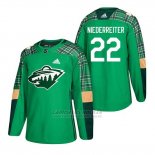 Camiseta Nino Minnesota Wild Niederreiter 2018 St. Patrick's Day Verde