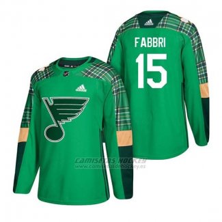 Camiseta St. Louis Blues Alexander Steen 2018 St. Patrick's Day Verde