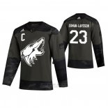 Camiseta Hockey Arizona Coyotes Oliver Ekman Larsson 2019 Veterans Day Camuflaje
