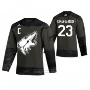 Camiseta Hockey Arizona Coyotes Oliver Ekman Larsson 2019 Veterans Day Camuflaje