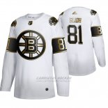 Camiseta Hockey Boston Bruins Anton Blidh Golden Edition Limited Blanco