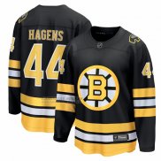Camiseta Hockey Boston Bruins James Hagens Breakaway Negro