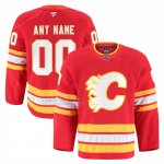 Camiseta Hockey Calgary Flames Primera Autentico Pro Personalizada Rojo