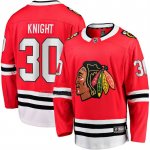 Camiseta Hockey Chicago Blackhawks Spencer Knight Primera Breakaway Rojo