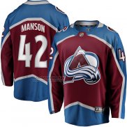 Camiseta Hockey Colorado Avalanche Josh Manson Primera Breakaway Rojo
