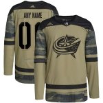 Camiseta Hockey Columbus Blue Jackets Personalizada Military Appreciation Team Autentico Practice Camuflaje Camiseta Hockey Columbus Blue Jackets Personalizada Military Appreciation Team Autentico Practice Camuflaje