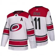 Camiseta Hockey Hombre Carolina Hurricanes 11 Jordan Staal New Season Team Road 2018 Blanco